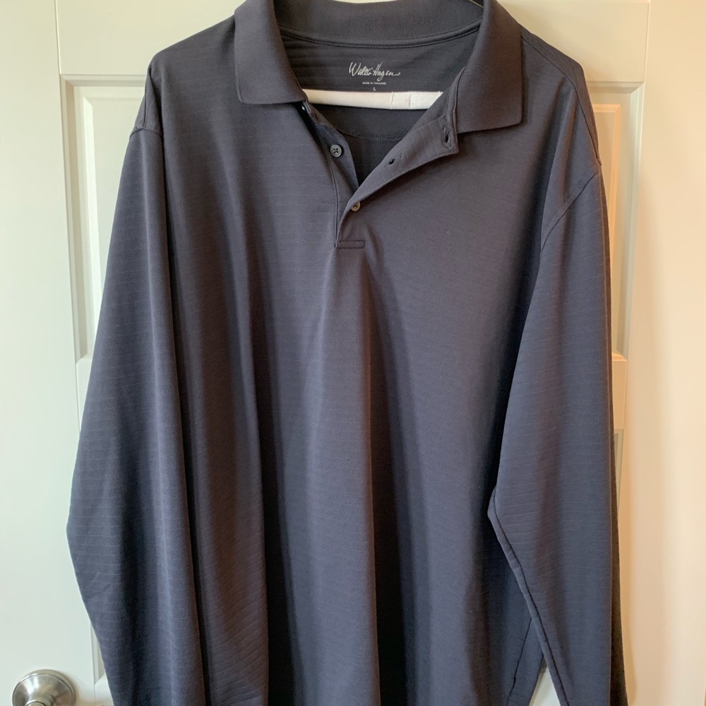 Long sleeve Walter Hagen golf shirt size L